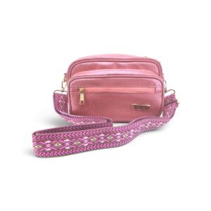 Bandolera Beirut Palo de rosa Metalizado