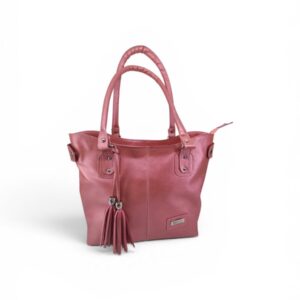 Bolsa De Dama Saley Palo de Rosa Metalizado