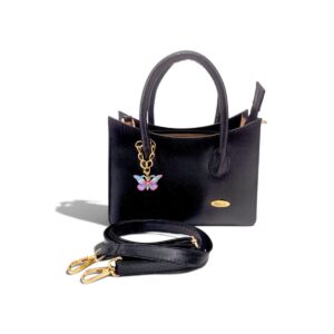 Shopper Mini Negro Escarchado