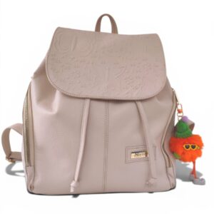 mochila dama parís Beige